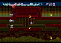 une photo d'Ã©cran de Thunder Force 2 sur Sega Megadrive